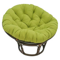 Mustard papasan online cushion